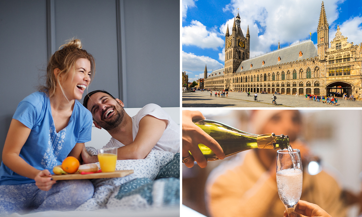 1 of 2 overnachtingen voor 2 + fles cava