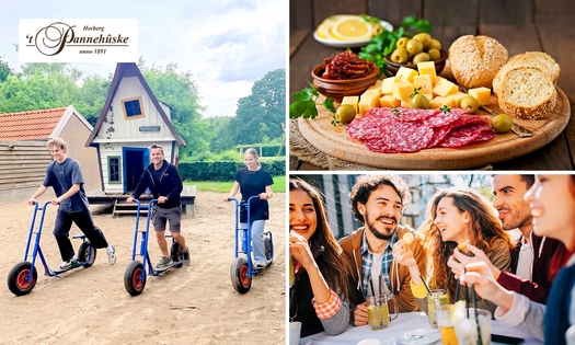 Steptocht + puzzeltocht + borrelplank (1 tot 1,5 uur)