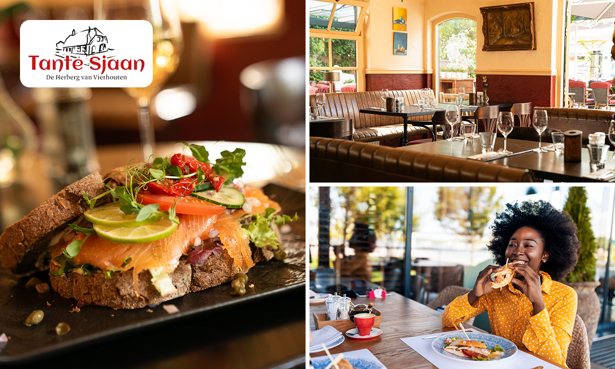 2-gangen keuzelunch bij Herberg Tante Sjaan