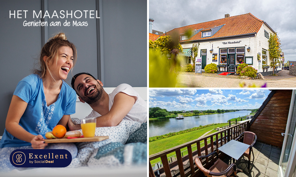 Übernachtung für 2 bis 4 + opt. Frühstück + opt. 3-Gänge-Menü an der Maas