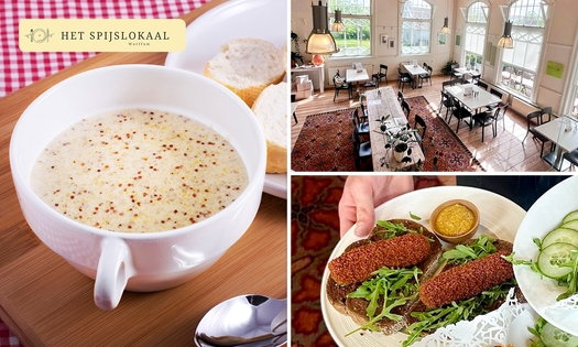 2-gangen keuzelunch bij Het Spijslokaal