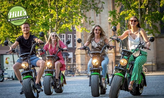 Huur fatbike, retrobike of e-chopper (3 uur) + route