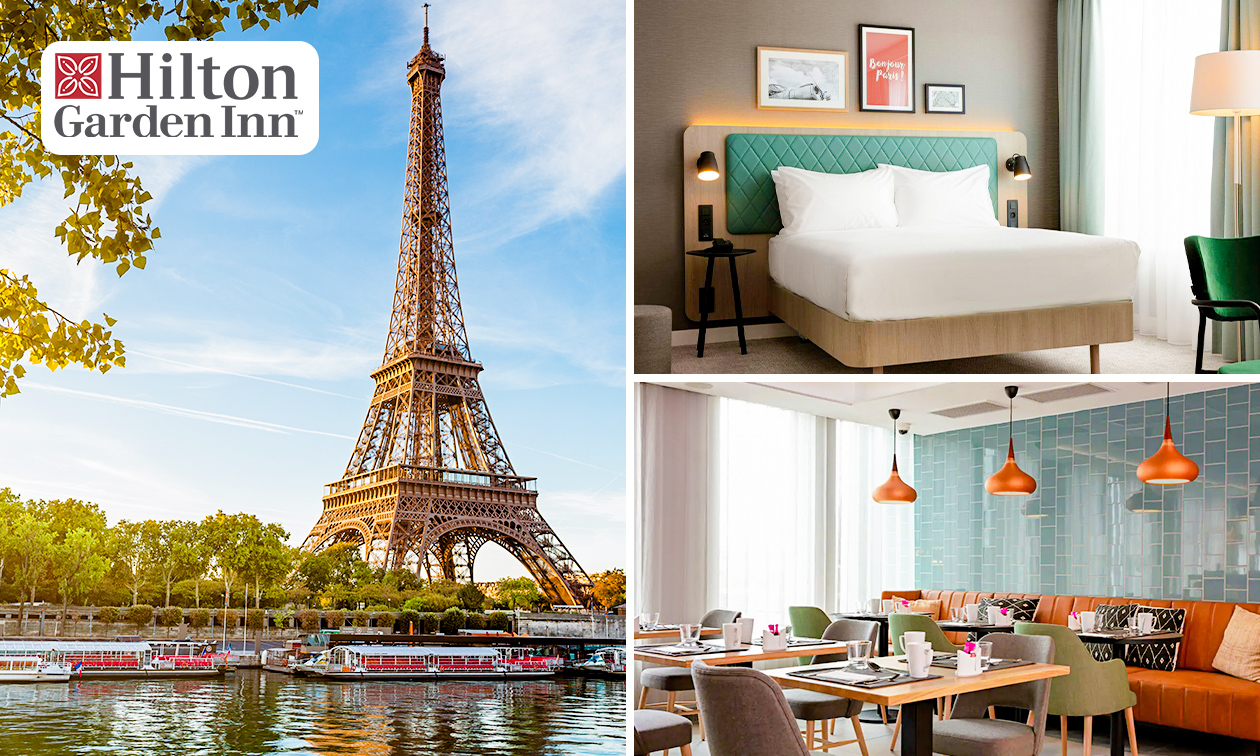 Overnachting + ontbijt voor 2 nabij Parijs