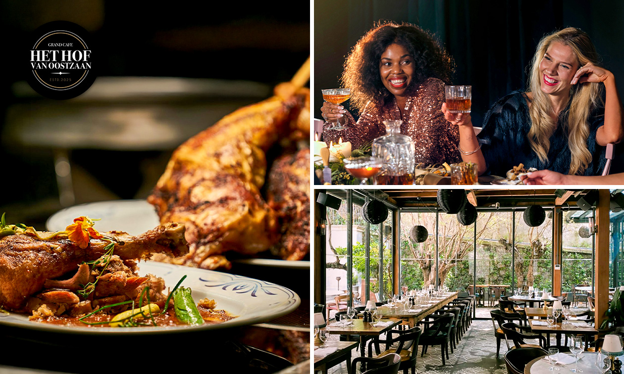 3-gangendiner à la carte bij Hof van Oostzaan