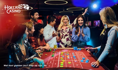 Entree + hapje + non-alcoholisch drankje voor 2 bij Holland Casino