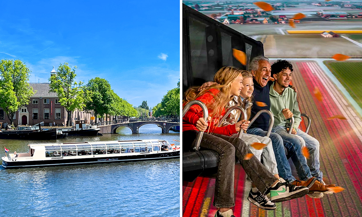 Entree voor THIS IS HOLLAND + rondvaart door Amsterdam (75 min)
