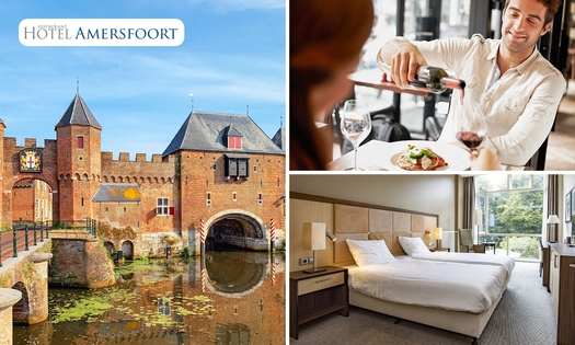 Nuit(s) pour 2 + petit-déjeuner + plat principal au choix à Amersfoort