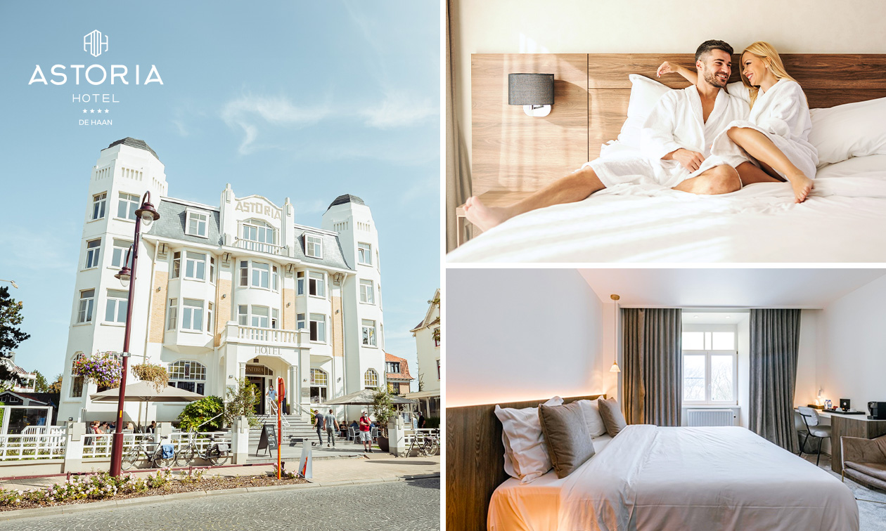 Overnachting voor 2 + cava + late check-out + evt. ontbijt in De Haan