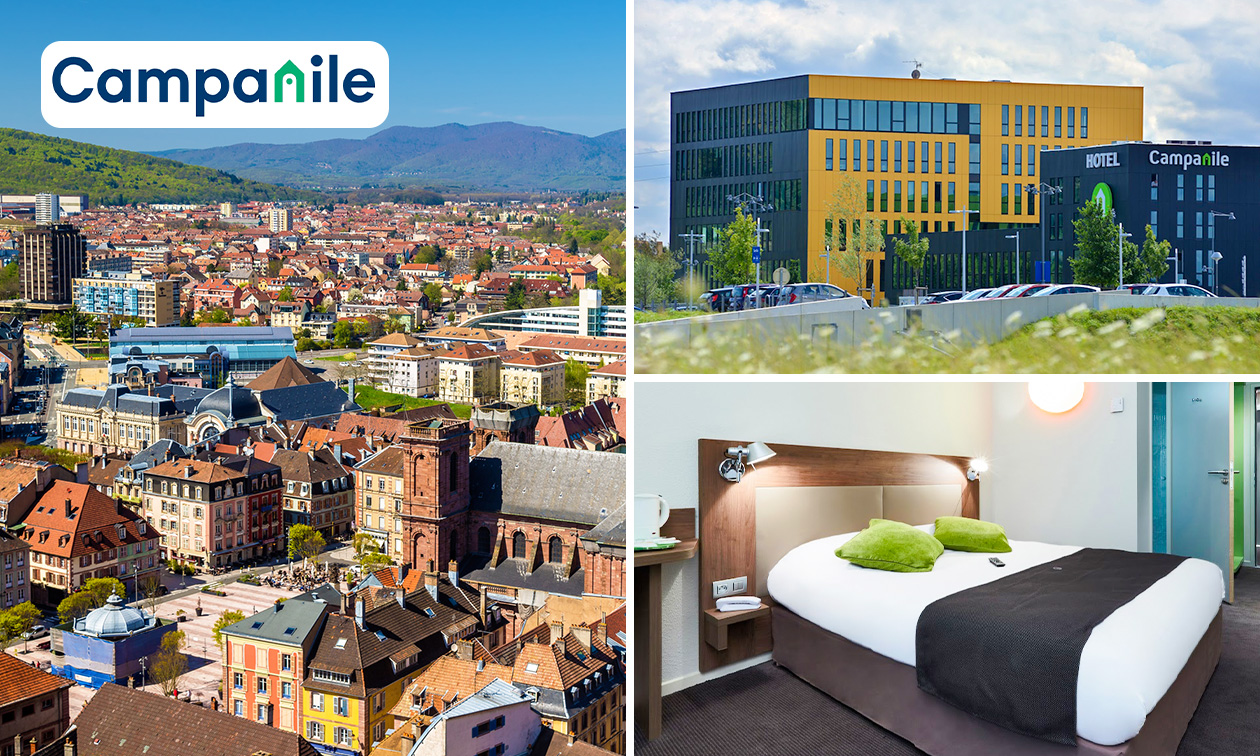 Overnachting voor 2 + ontbijt + late check-out in het hart van het Franche-Comté