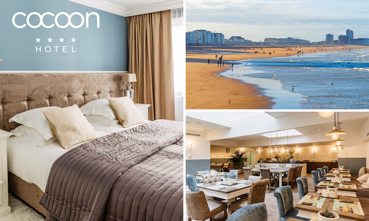 Nuit pour 2 + petit-déjeuner + check-out tardif + évtl. dîner à Ostende