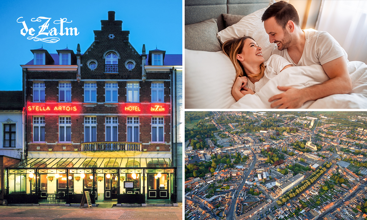 Overnachting voor 2 in kamer naar keuze + ontbijt in hartje Herentals