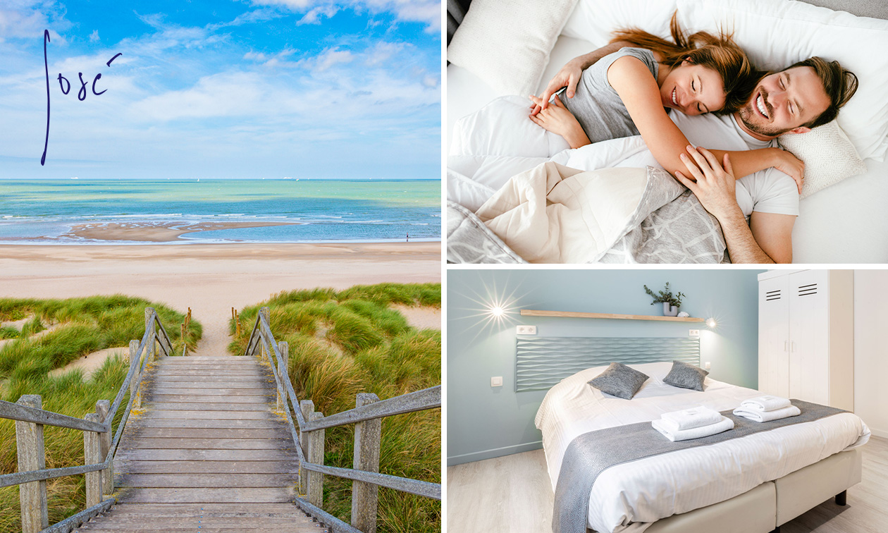 Overnachting voor 2 + ontbijt + late check-out + glas cava in Blankenberge