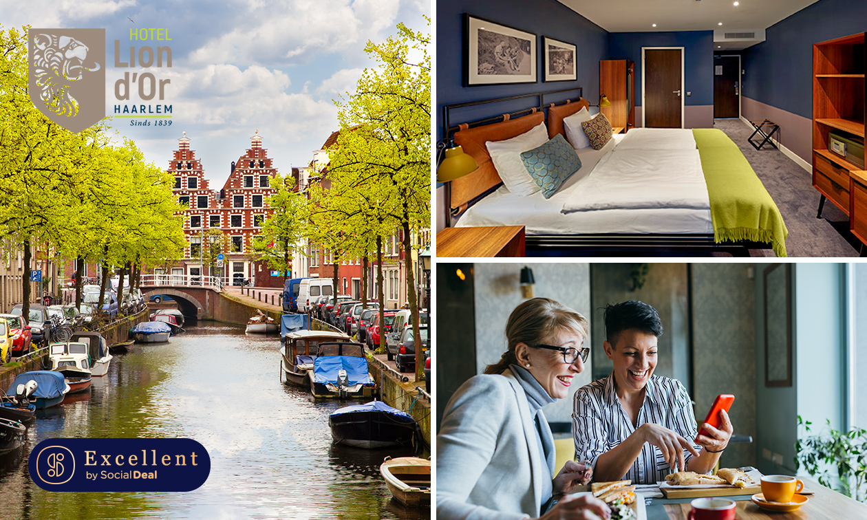 VIP-overnachting voor 2 in Haarlem + ontbijt
