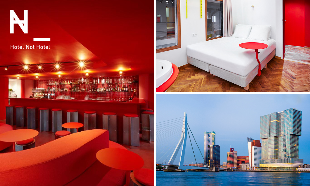 Overnachting voor 2 + ontbijt in hartje Rotterdam