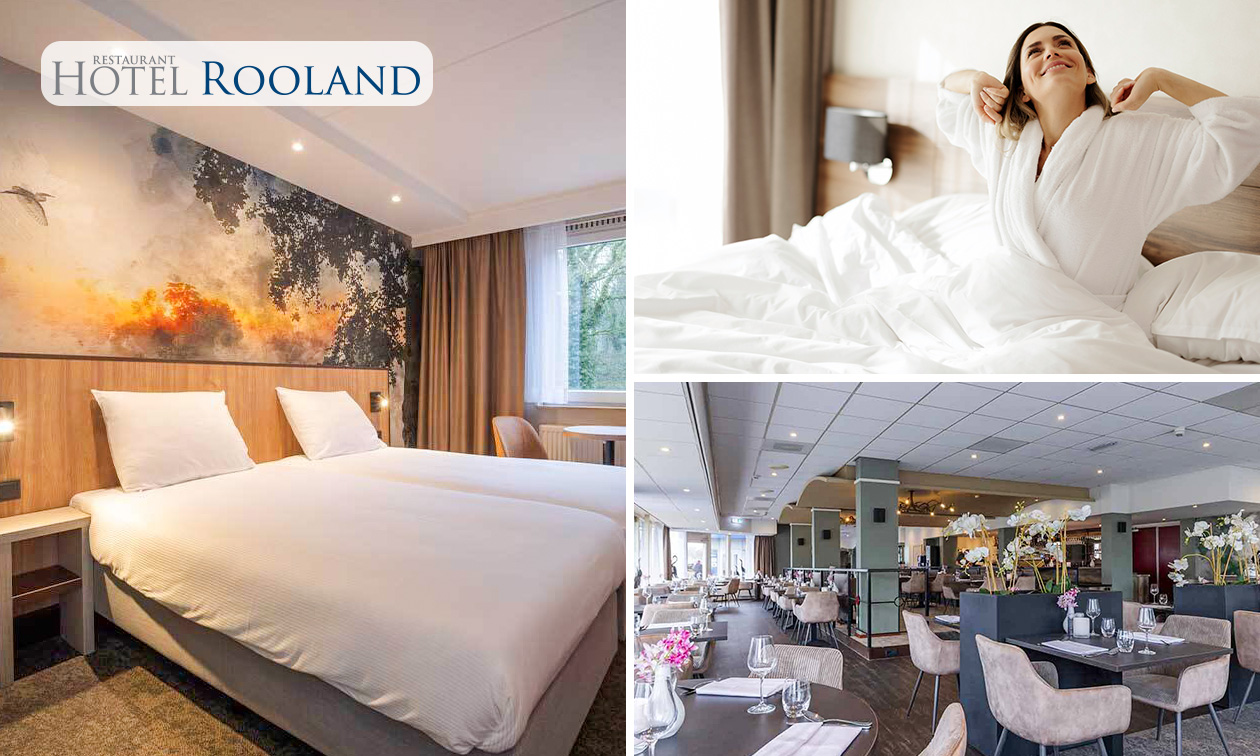 Overnachting(en) voor 2 + ontbijt + 2-gangen keuzediner in Arcen