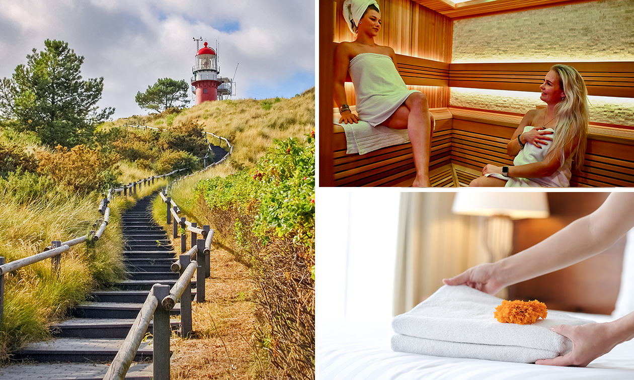 (Paas) overnachting voor 2 personen + wellness + ontbijt + late check-out in het Waddengebied