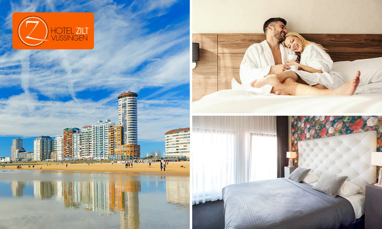 1 of 2 overnachting(en) voor 2 + ontbijt + koffie met lekkers in hartje Vlissingen