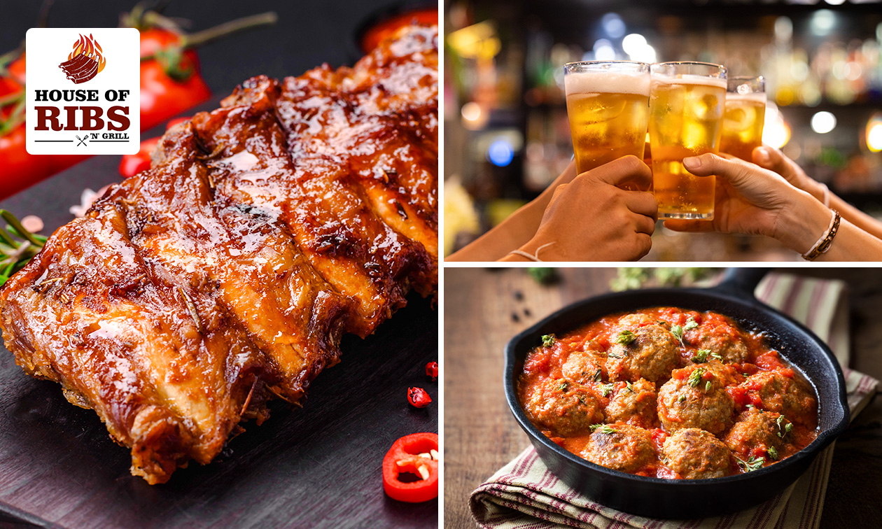 Ribs à volonté ou cuisses de poulet ou menu en 2 services au choix + boisson à Bruxelles