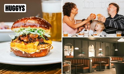 Menu burger en 2 ou 3 services au HUGGYS de Gosselies
