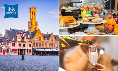 Ontbijtbuffet + glas cava bij ibis budget Brugge Jabbeke