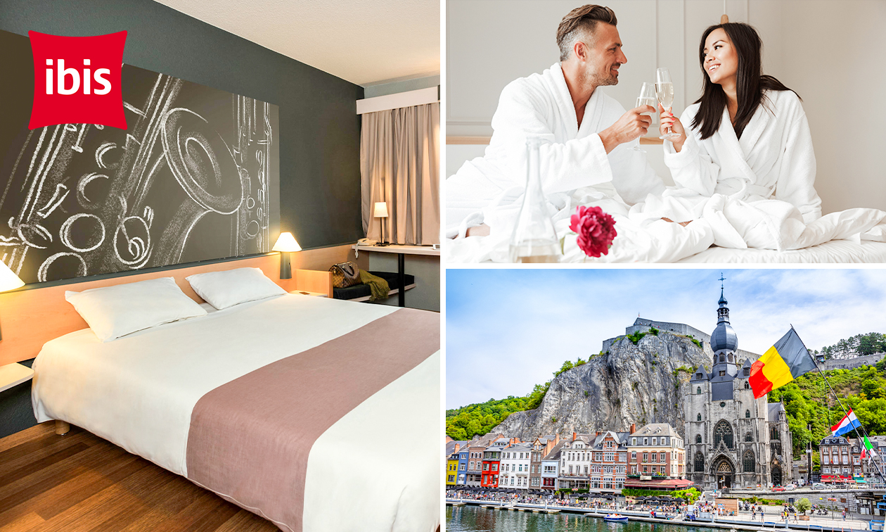 Overnachting voor 2 + ontbijt + evt. toegang tot de citadel en meer in Dinant