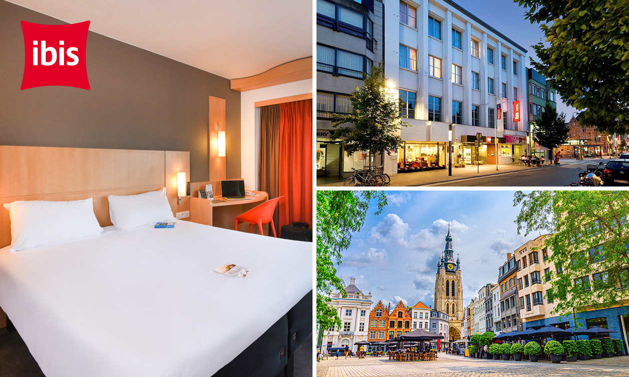 Overnachting voor 2 + ontbijt + welkomstdrankje in Kortrijk