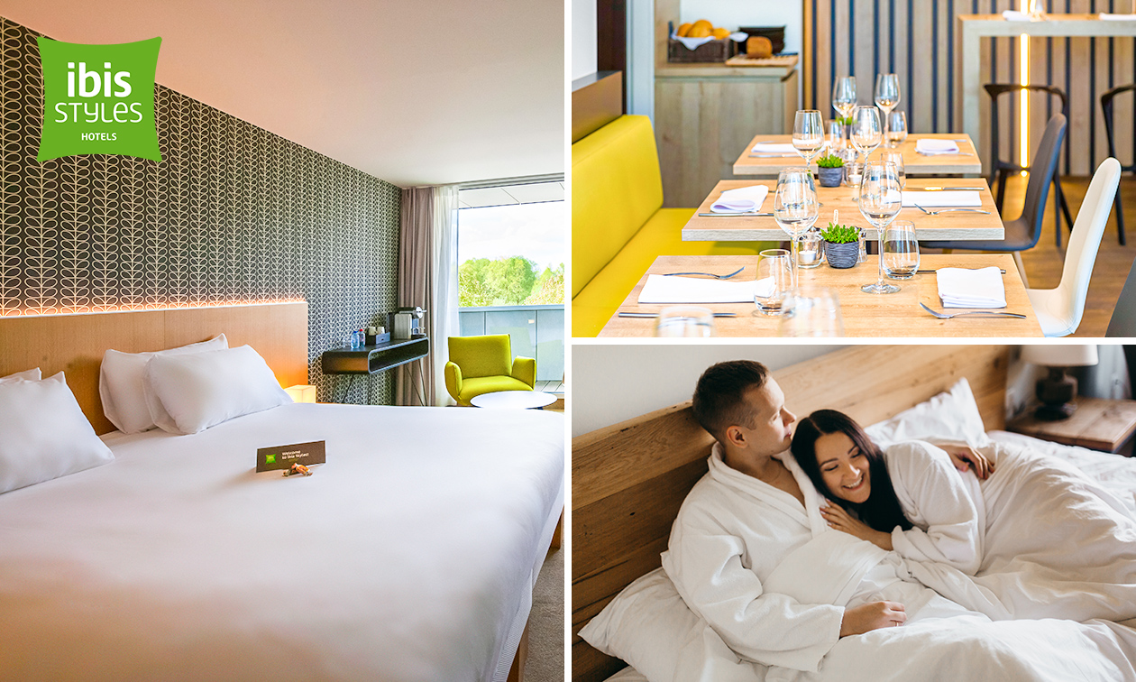 Overnachting voor 2 + ontbijt + late check-out + evt. dinerbuffet in Kortrijk