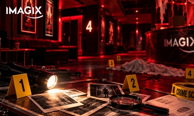 Entrée pour une Murder Party à l'Imagix de Mons ou de Tournai
