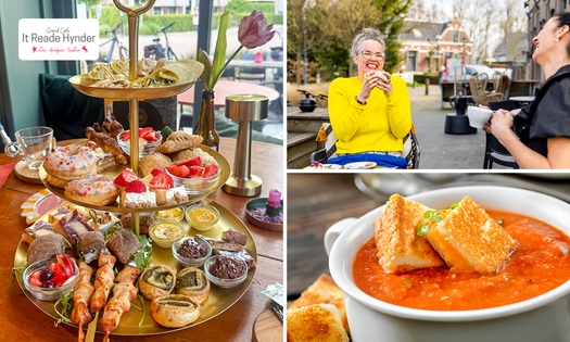 High tea + glas bubbels bij It Reade Hynder