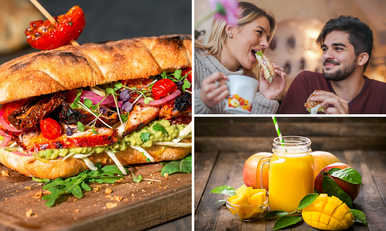 Luxe broodje naar keuze + smoothie in hartje Willemstad Luxe broodje naar keuze + smoothie in hartje Willemstad