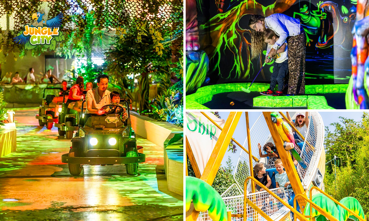 Toegang tot Jungle City of minigolf