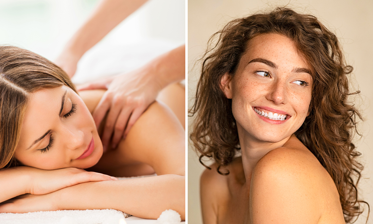 Massage relaxant ou du dos + évtl. soin lifting régénérant près de Charleroi