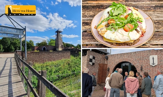 Rondleiding door kasteel (1,5 uur) + koffie of thee met gebak + 12-uurtje