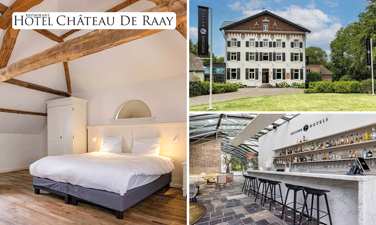 Overnachting(en) voor 2 + ontbijt + hoofdgerecht Fletcher's Keuzediner in Limburg