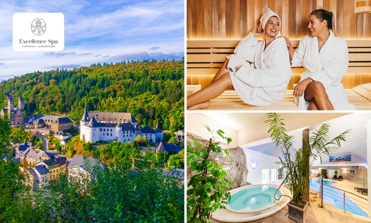 Nuit pour 2 + accès Spa + check-out tardif + évtl. petit-déjeuner et plus au Luxembourg