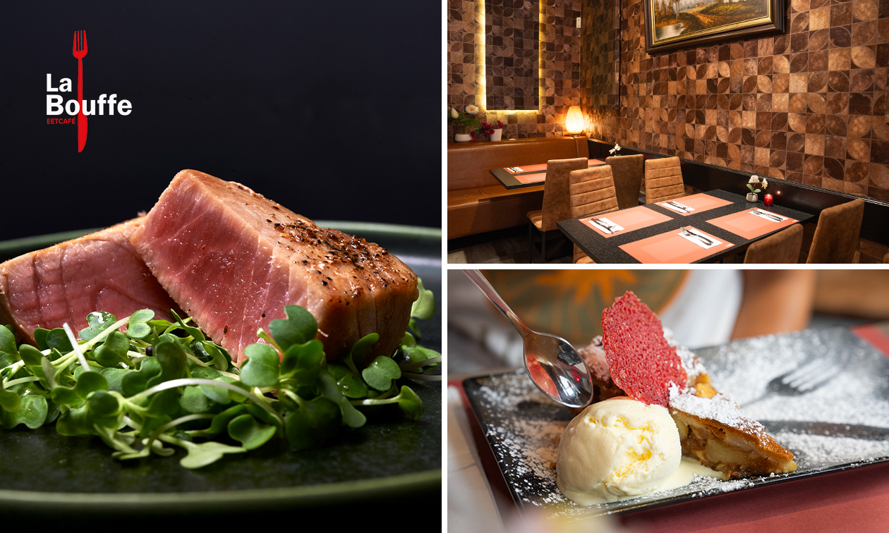 3-gangenlunch of -diner à la carte bij La Bouffe