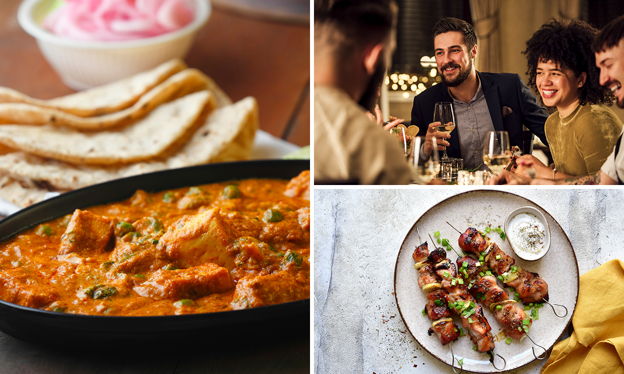 Menu indien en 2 ou 3 services à la carte près de Valenciennes