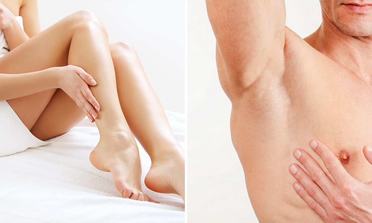 1 jaar onbeperkt laser-ontharingsbehandelingen voor zone naar keuze