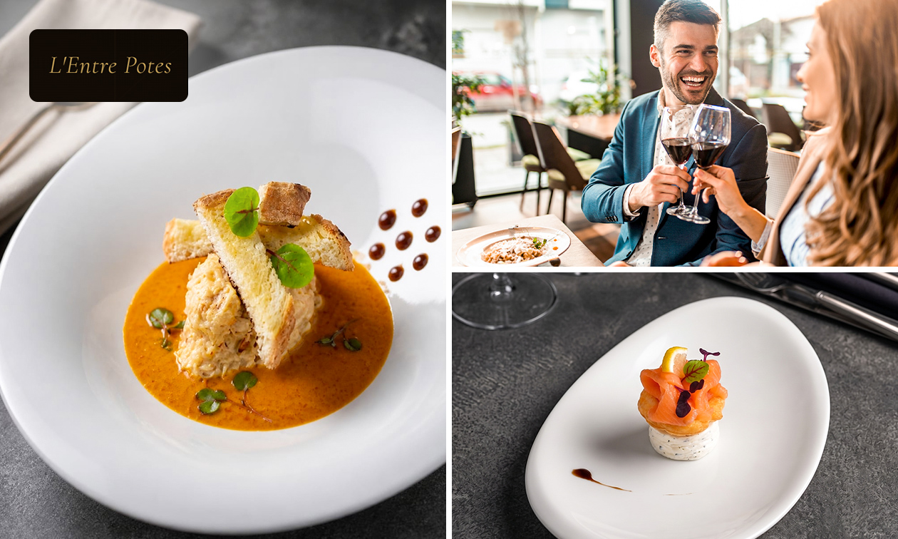 Menu en 2 ou 3 services à la carte près de Tubize