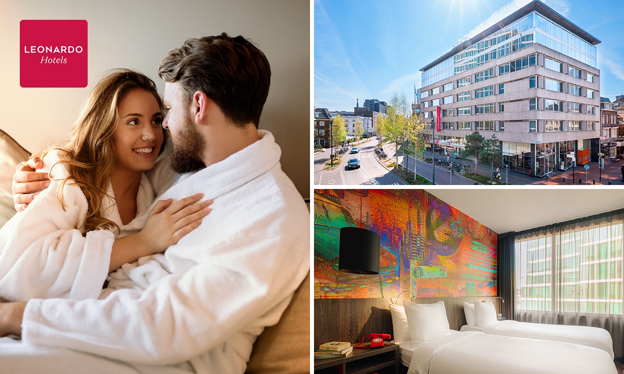 Overnachting voor 2 + ontbijt in hartje Eindhoven