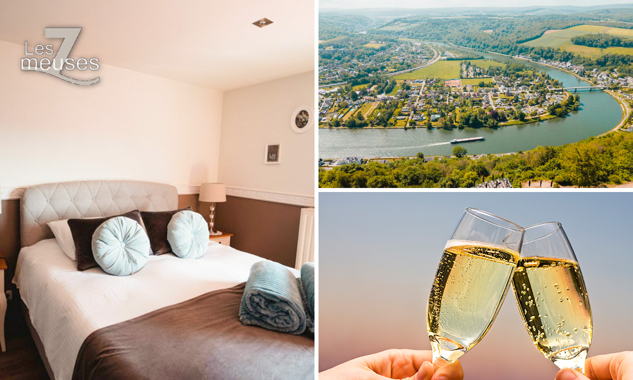 Overnachting(en) voor 2 + ontbijt + welkomstdrankje + meer in Namen