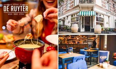 Kaasfondue bij Lokaal de Ruyter in Nijmegen