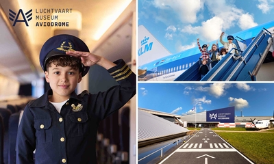 Entree voor Luchtvaartmuseum Aviodrome
