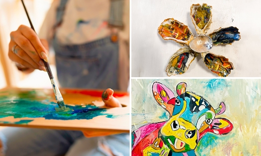 Creatieve workshop naar keuze (2,5 uur) incl. warme drank en lekkernij