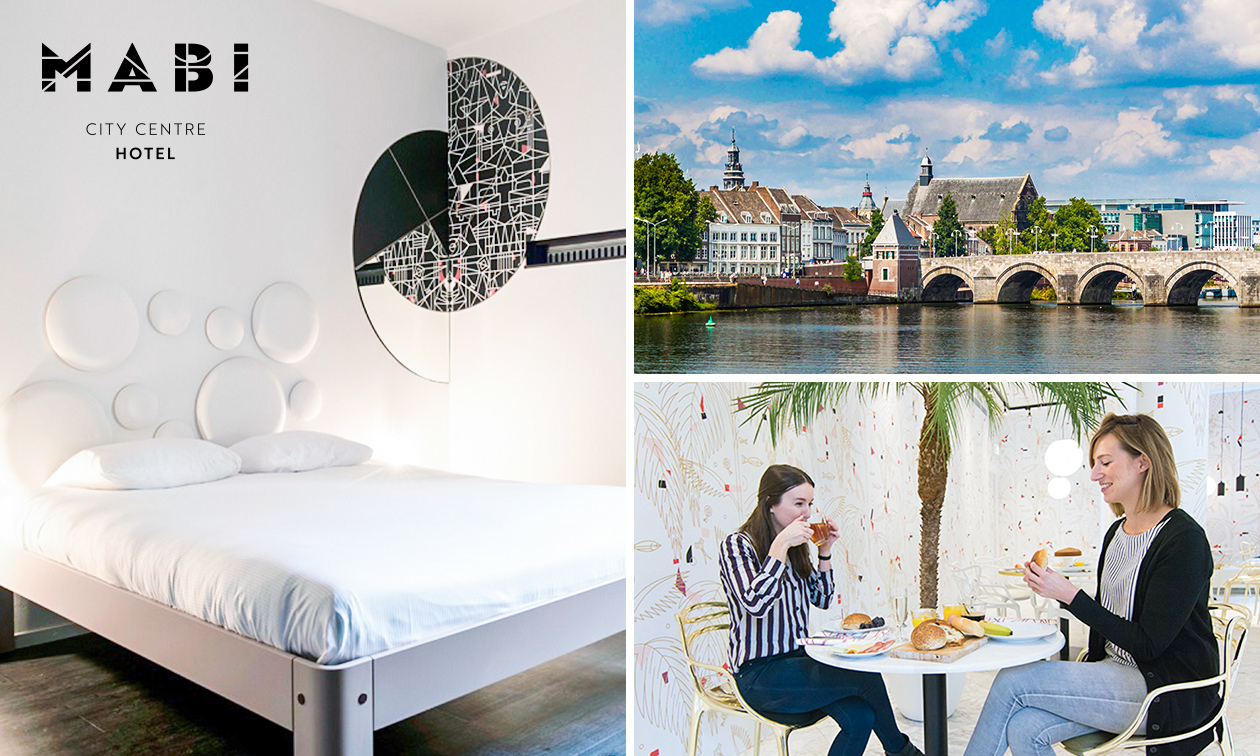 Overnachting voor 2 personen + ontbijt in hartje Maastricht