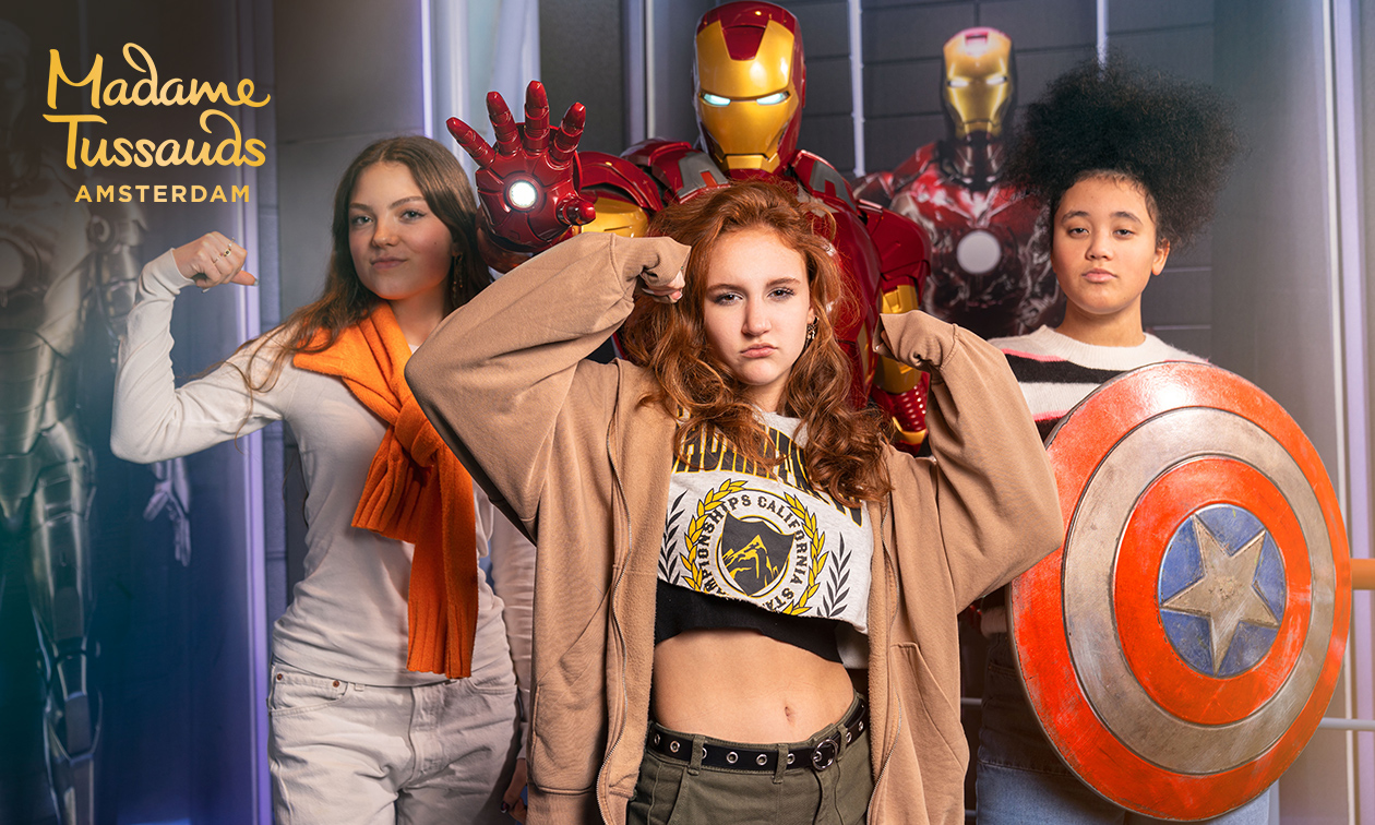 Entree voor Madame Tussauds in hartje Amsterdam