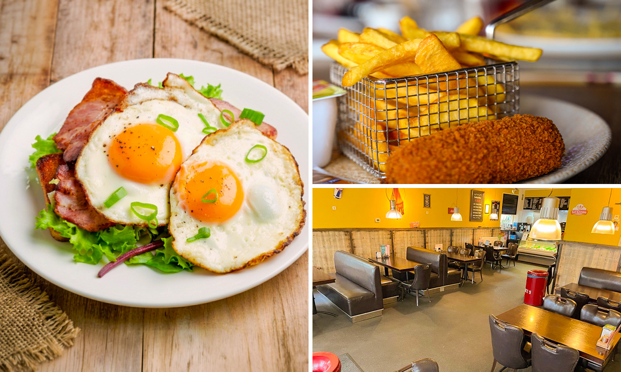 Friet + snack + drankje of lunch + drankje bij Markt9 Beilen