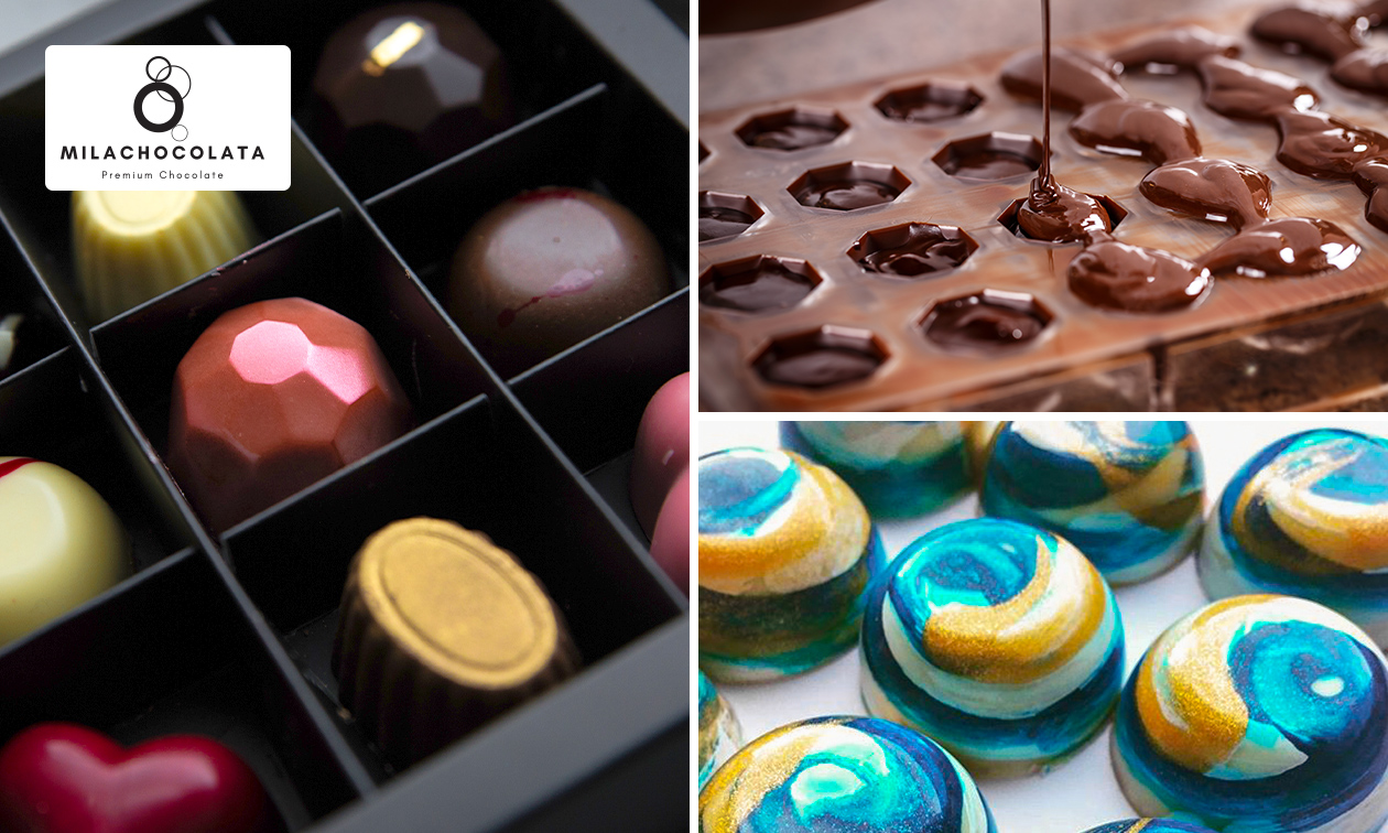 Chocoladeworkshop (2 tot 2,5 uur) bij Milachocolata