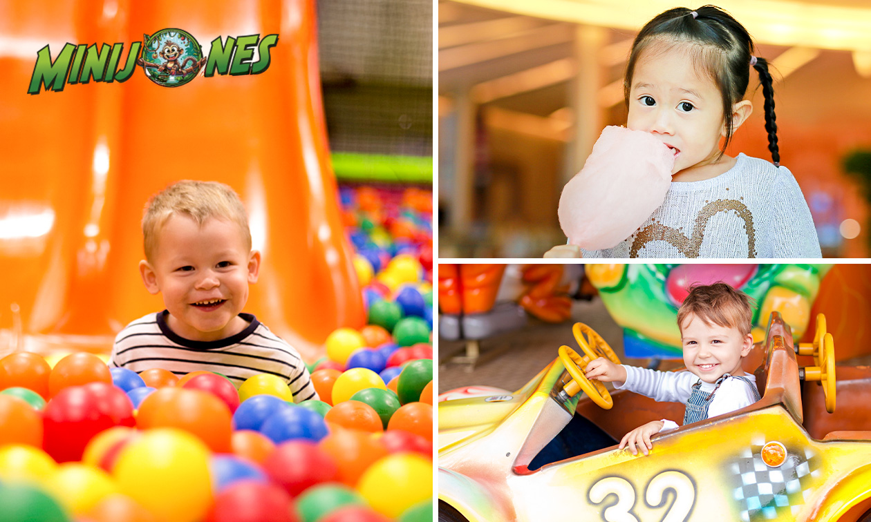 Entrée enfant (2 à 12 ans) au parc de jeux + collation au choix à La Louvière ou à Andenne