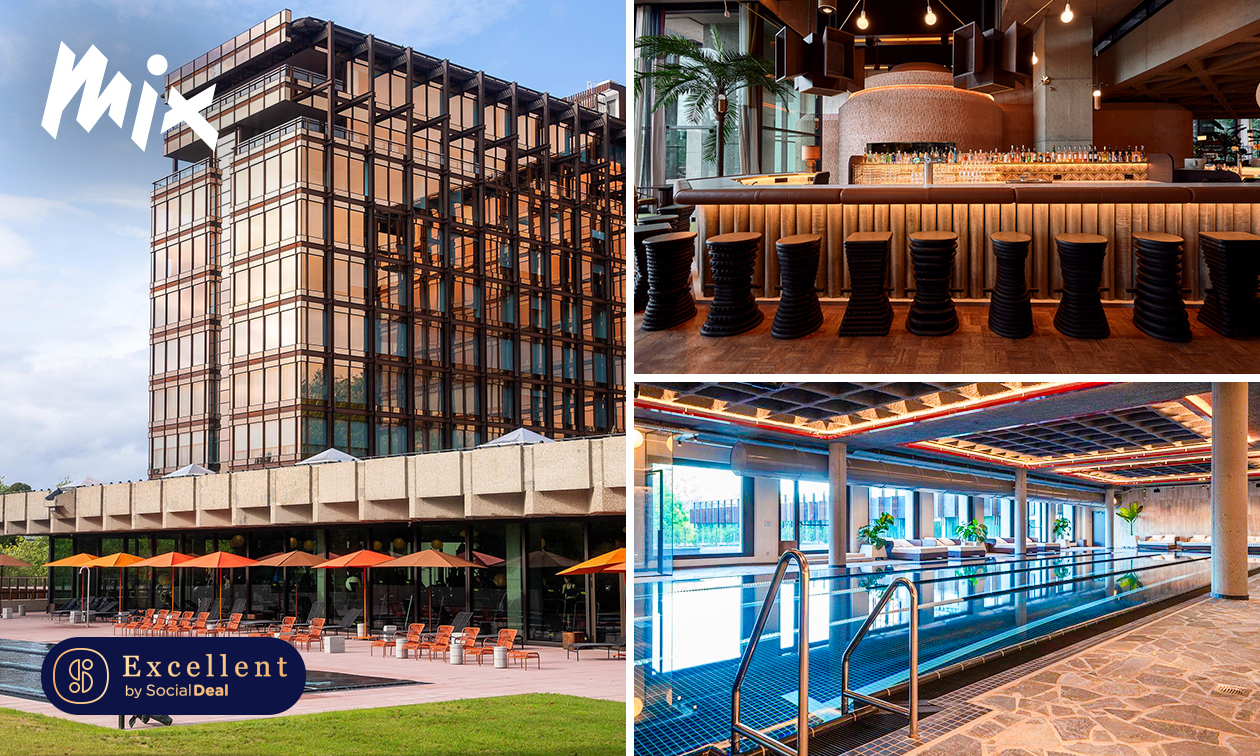 Overnachting voor 2 + ontbijt + late check-out + wellness in Brussel